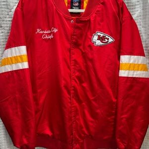 Vintage NFL Team Apparel Red and Yellow Jacket
